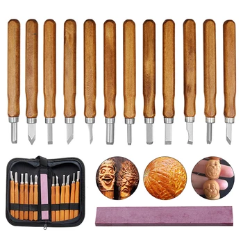 12pcs Carbon Steel Sculpting Kit Wood Carving Tools Great Learning Set For Beginner
12pcs Carbon Steel Sculpting Kit Wood Carving Tools Great Learning Set For Beginner