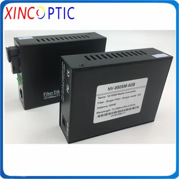60KM 100M Singlemode Single Fiber 1490/1550nm SM SX Fiber Optic to Ethernet BIDI Fiber Media converter
60KM 100M Singlemode Single Fiber 1490/1550nm SM SX Fiber Optic to Ethernet BIDI Fiber Media converter