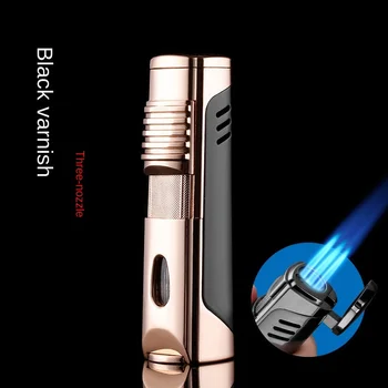 Fix Fire Jet Butane Torch Turbo 1300C Cigar Lighter Windproof inflatable 3 Flame Cigarette Lighter Thunder Metal Outdoor Lighter
Fix Fire Jet Butane Torch Turbo 1300C Cigar Lighter Windproof inflatable 3 Flame Cigarette Lighter Thunder Metal Outdoor Lighter
