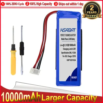 HSABAT 0 Cycle 10000mAh GSP1029102A Battery for JBL Charge 3 2016 Version / Charge 3 / check the place of 2 red wires
HSABAT 0 Cycle 10000mAh GSP1029102A Battery for JBL Charge 3 2016 Version / Charge 3 / check the place of 2 red wires