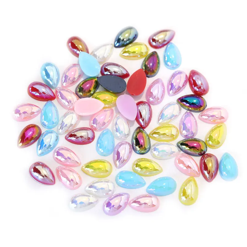 6x10mm 100pcs Mixed AB Colors Teardrop Half Round Pearls Flatback Droplet Pearl Non Hotfix Rhinestone Nail Art Decorations B3543
6x10mm 100pcs Mixed AB Colors Teardrop Half Round Pearls Flatback Droplet Pearl Non Hotfix Rhinestone Nail Art Decorations B3543