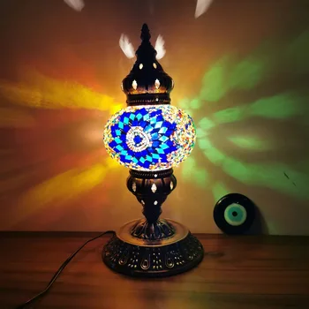 handmade mosaic retro living room, bedroom, dining room, coffee shop, hotel accommodation, glass decorative table lamp 
handmade mosaic retro living room, bedroom, dining room, coffee shop, hotel accommodation, glass decorative table lamp