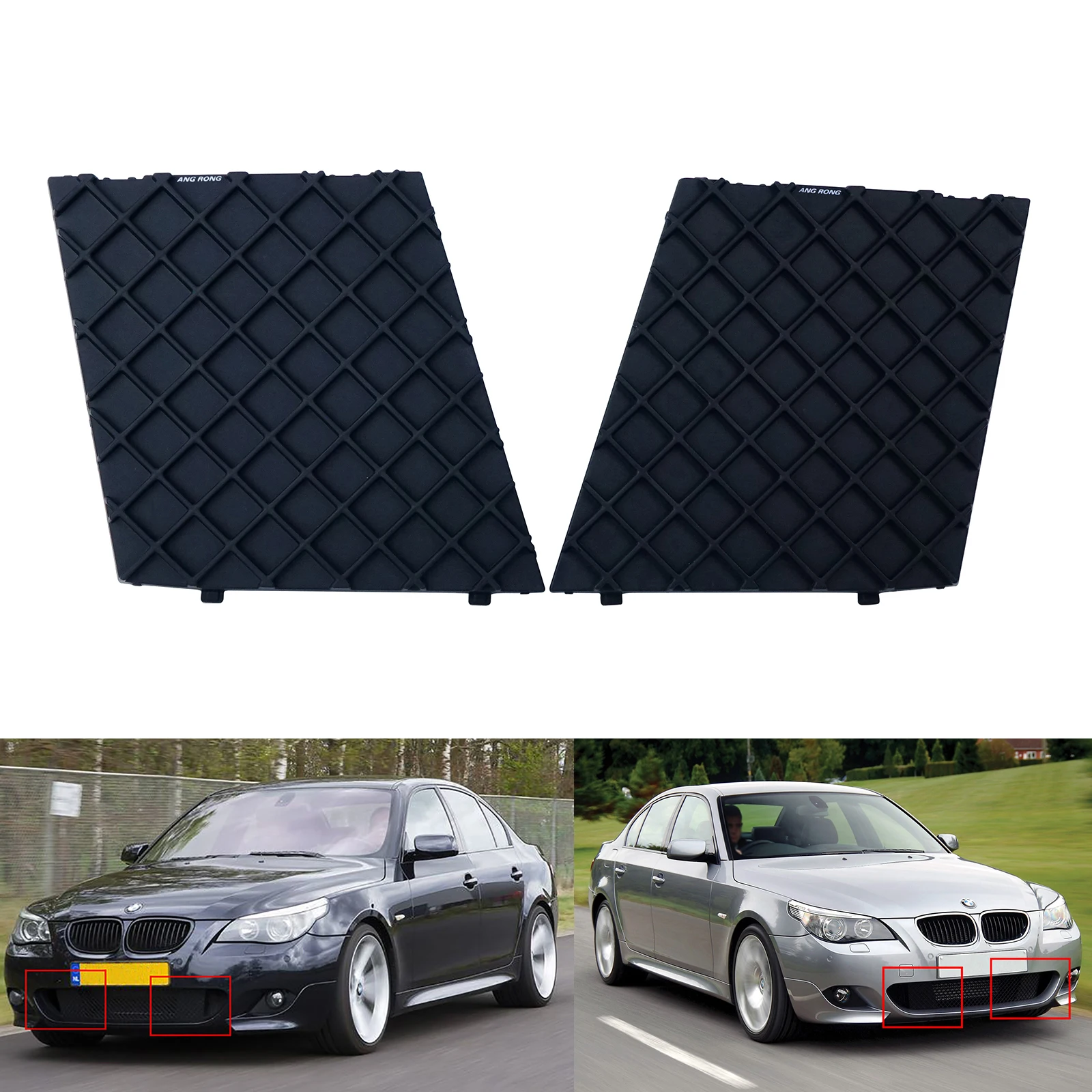 Pair For BMW E60 E61 M Sport 2004-2010 Front Bumper Mesh Grill Grille Trim Cover L&R
Pair For BMW E60 E61 M Sport 2004-2010 Front Bumper Mesh Grill Grille Trim Cover L&R