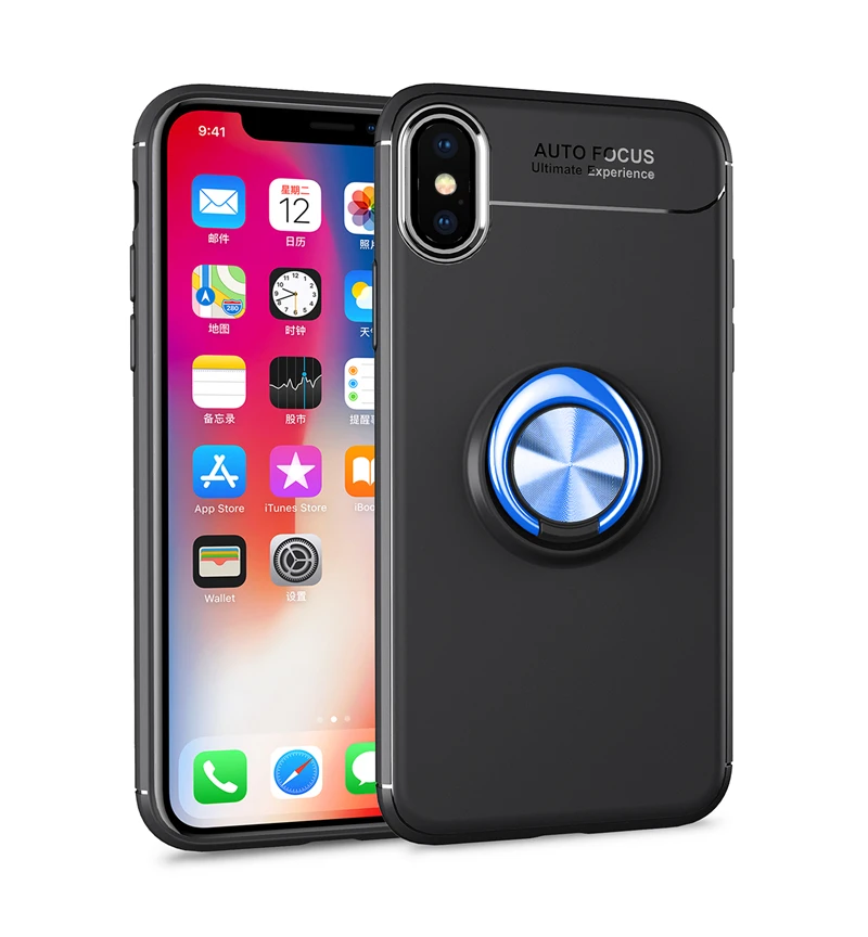 iphone x 金属指环支架壳 (29)