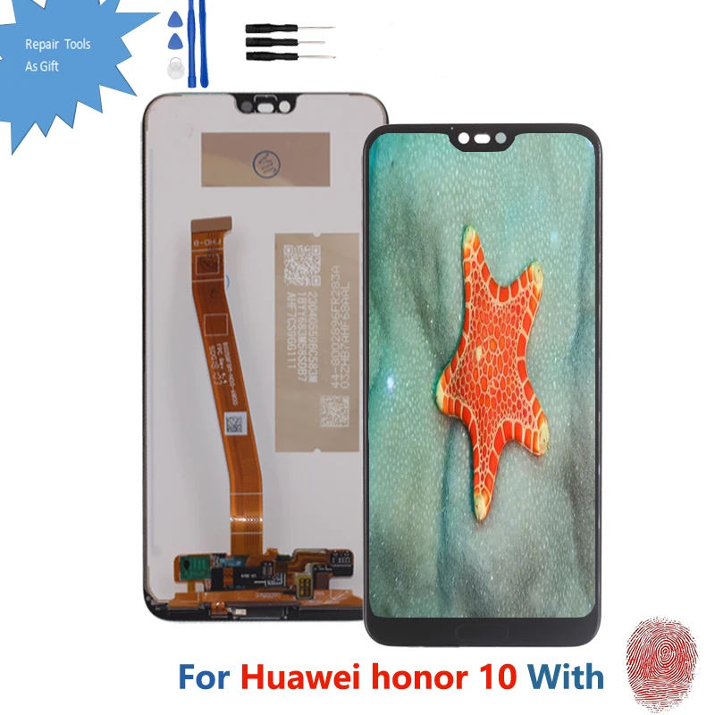For Huawei Honor 10 Touch Screen LCD Display Original For Honor 10 COL-L29 Screen LCD Fingerprint Lock
For Huawei Honor 10 Touch Screen LCD Display Original For Honor 10 COL-L29 Screen LCD Fingerprint Lock