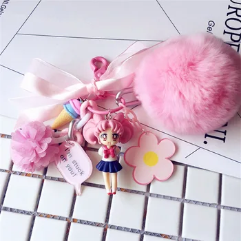 Cute Keychains Sailor Moon Keychain And Bunny Water Ice Moon Pendant Hand Key Chains PVC Double - Sided Soft Adhesive Key Rings
Cute Keychains Sailor Moon Keychain And Bunny Water Ice Moon Pendant Hand Key Chains PVC Double - Sided Soft Adhesive Key Rings
