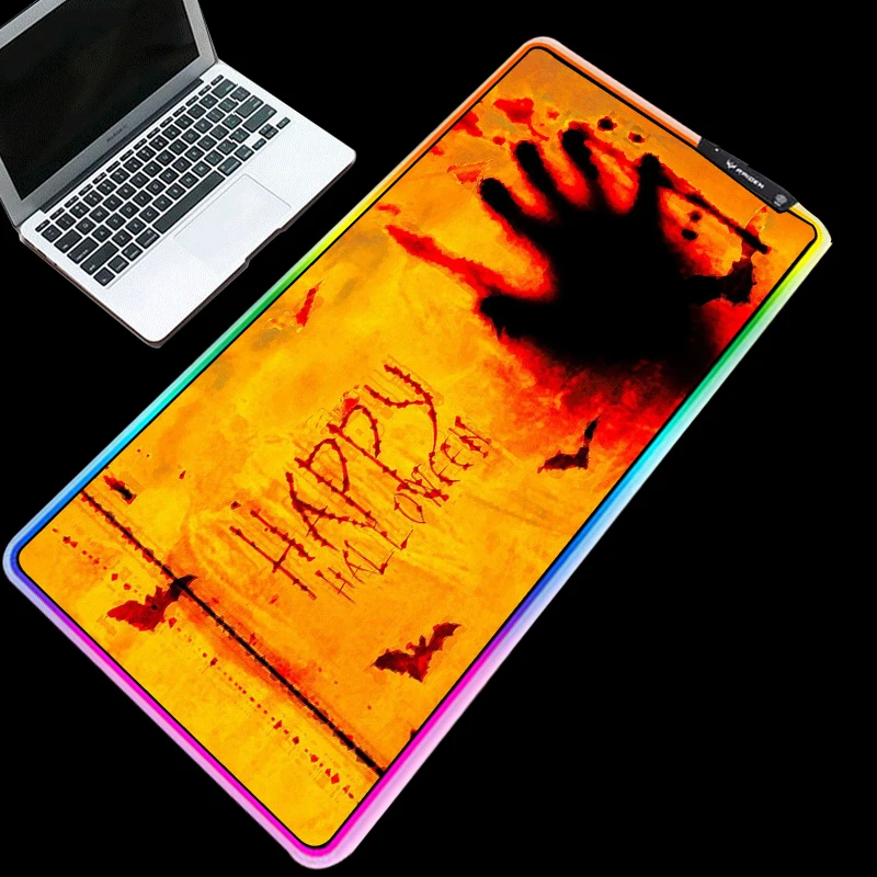 Yuzuoan RGB Halloween Happy Glowing Mouse Pad Custom Game Home Computer Desk Mat
Yuzuoan RGB Halloween Happy Glowing Mouse Pad Custom Game Home Computer Desk Mat