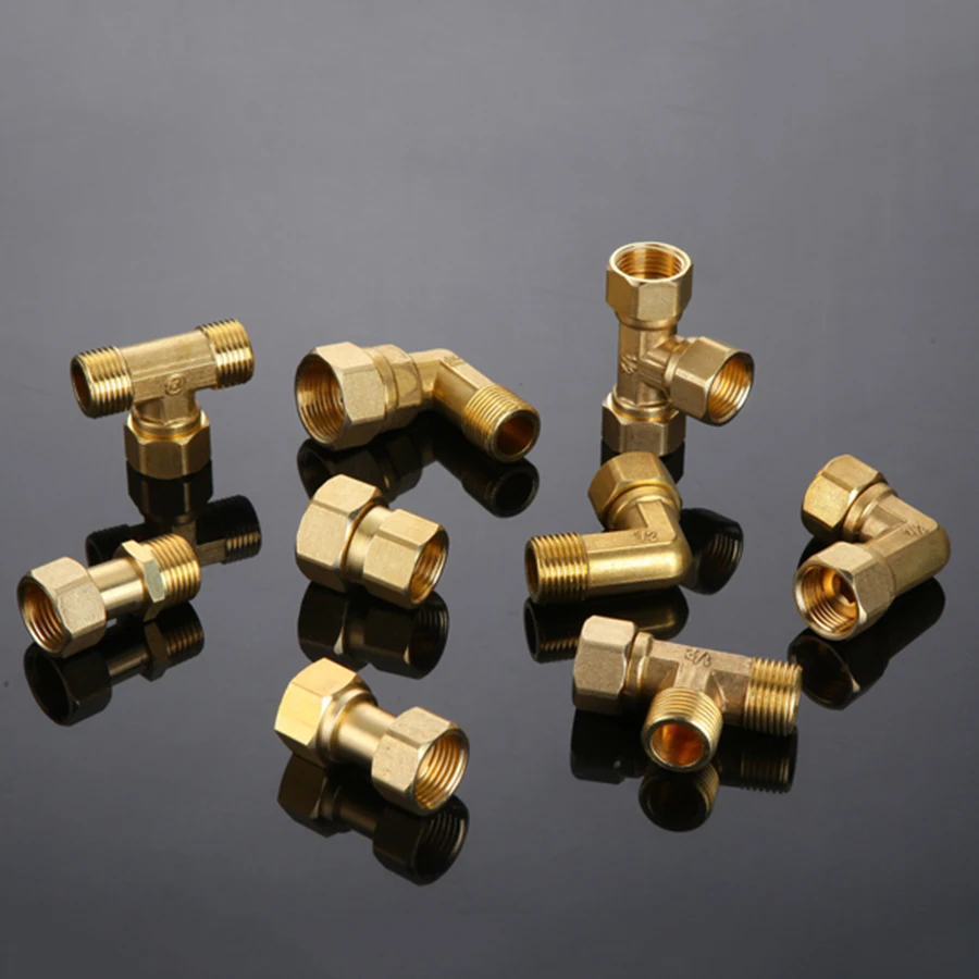 Copper Thickened L-Type Union Joint 1/2" 3/4" Female Male Thread Straight-Through Three-Way Water Pipe Gas Pipe Joint Fittings
Copper Thickened L-Type Union Joint 1/2" 3/4" Female Male Thread Straight-Through Three-Way Water Pipe Gas Pipe Joint Fittings