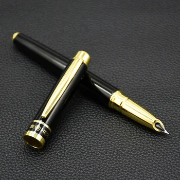 1Pc Hero 8870 Black and Gold Decoration Standard 0.38mm Nib Fountain Pen Professional Business Pen School Office Supplies
1Pc Hero 8870 Black and Gold Decoration Standard 0.38mm Nib Fountain Pen Professional Business Pen School Office Supplies