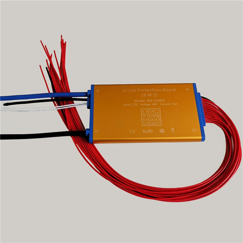 13S 48V 15A 25A 35A Battery Management System BMS PCM PCB for 18650 Lithium Ion Battery Pack BMS With Temp Sensor
13S 48V 15A 25A 35A Battery Management System BMS PCM PCB for 18650 Lithium Ion Battery Pack BMS With Temp Sensor
