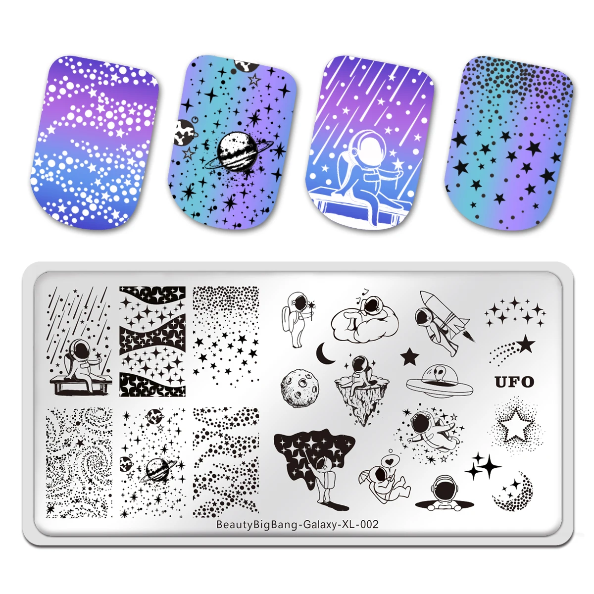 1pc BeautyBigBang Nail Stamping Plates Marble Galaxy Star Universe Image Stamp Templates Geometric Printing Stencil Tools
1pc BeautyBigBang Nail Stamping Plates Marble Galaxy Star Universe Image Stamp Templates Geometric Printing Stencil Tools