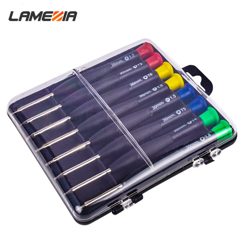 LAMEZIA 8pcs Multifunctional Precision Screwdriver Set Screw Drivers Home DIY Repair Tools For Clock PC Watch
LAMEZIA 8pcs Multifunctional Precision Screwdriver Set Screw Drivers Home DIY Repair Tools For Clock PC Watch