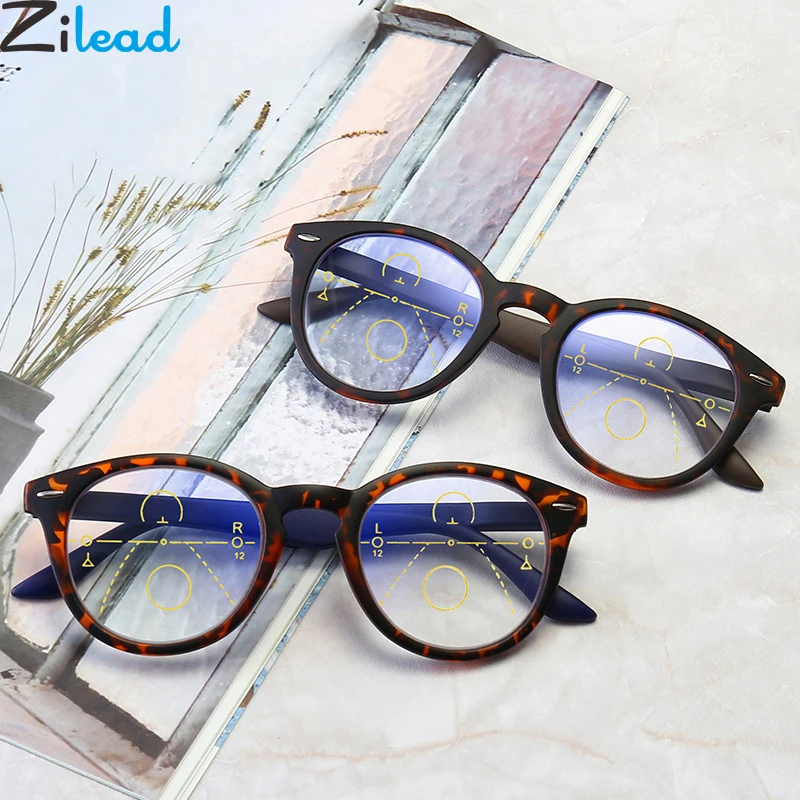Zilead Multifocal Progressive Reading Glasses Anti Blue Light Leopard Prebyopia Spectacles Hyperopia Eyeglasses Eyewear Unisex
Zilead Multifocal Progressive Reading Glasses Anti Blue Light Leopard Prebyopia Spectacles Hyperopia Eyeglasses Eyewear Unisex