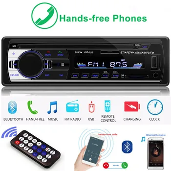 LTBFM JSD520 Autoradio Bluetooth Car Stereo Radio 1 Din Auto Radio FM USB AUX Input SD Receiver Car MP3 Player Remote Control
LTBFM JSD520 Autoradio Bluetooth Car Stereo Radio 1 Din Auto Radio FM USB AUX Input SD Receiver Car MP3 Player Remote Control