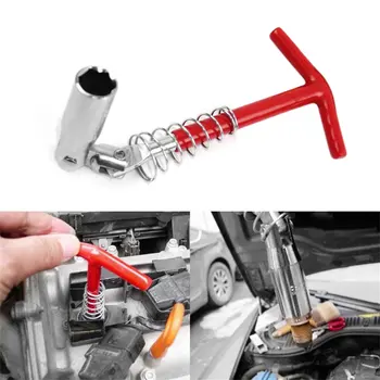T-handle Type Spark Plug Wrench Socket 360 Degree Rotate Auto Repair Tool Hand Tools Universal Socket Wrench Remover Installer
T-handle Type Spark Plug Wrench Socket 360 Degree Rotate Auto Repair Tool Hand Tools Universal Socket Wrench Remover Installer