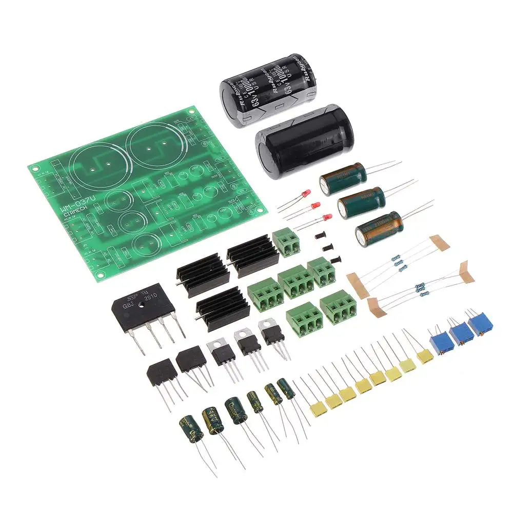 

NEW DIY Rectifier Filter Power Board Kit LM317 LM337 Multi-channel Adjustable Regulator Filter Power Module for Amplifiers