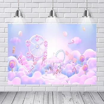 Photo Backdrop Photocall Pink Candy Castle Baby Rainbow Photography Background for Photo Studio Shoots Photophone Vinyl
Photo Backdrop Photocall Pink Candy Castle Baby Rainbow Photography Background for Photo Studio Shoots Photophone Vinyl