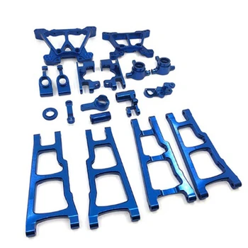 1/10 RC Car Aluminum Alloy Metal Upgrade Chassis Parts Kit for TRAXXAS SLASH 4X4 Truck Car-Blue
1/10 RC Car Aluminum Alloy Metal Upgrade Chassis Parts Kit for TRAXXAS SLASH 4X4 Truck Car-Blue