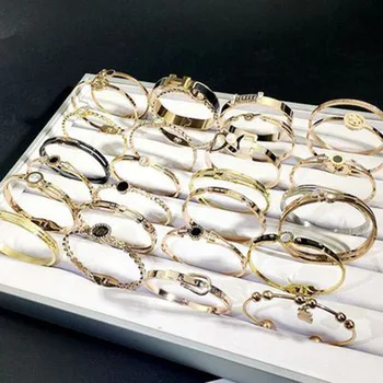 30 Pcs/lot fashion women rose gold stainless steel bangle bracelet lot top quality women bangle jewelry wholesale 200801-10
30 Pcs/lot fashion women rose gold stainless steel bangle bracelet lot top quality women bangle jewelry wholesale 200801-10