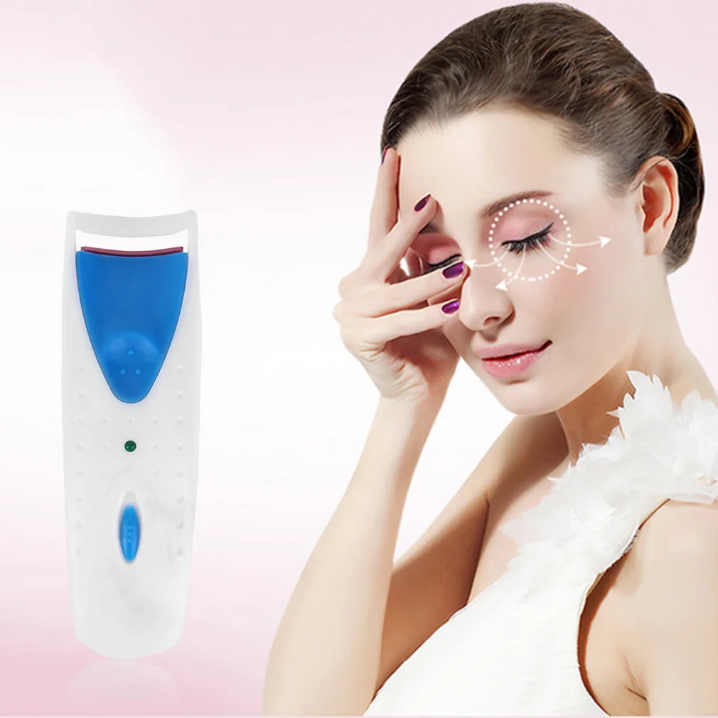 Electric Heated Eyelash Curler Battery Operated Makeup Eye Lash Curling Tool Long Lasting Eye Lashes Curler
Electric Heated Eyelash Curler Battery Operated Makeup Eye Lash Curling Tool Long Lasting Eye Lashes Curler