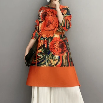 TVVOVVIN 2020 New Spring Print Round Collar Mid-length Pleated Dress Women Vintage Loose Drawstring Temperament Dress PD784
TVVOVVIN 2020 New Spring Print Round Collar Mid-length Pleated Dress Women Vintage Loose Drawstring Temperament Dress PD784