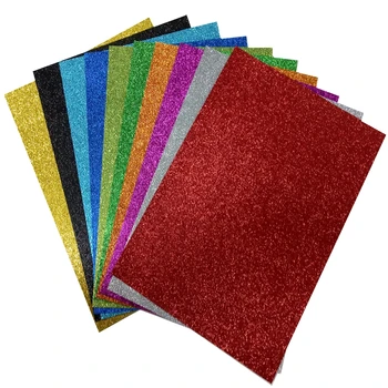 10pcs/bag (ASSORTED) 150gsm A4 size glitter paper Origami Paper Single Side Glitter Folding Solid Glitter Paper Kids Handmade 
10pcs/bag (ASSORTED) 150gsm A4 size glitter paper Origami Paper Single Side Glitter Folding Solid Glitter Paper Kids Handmade