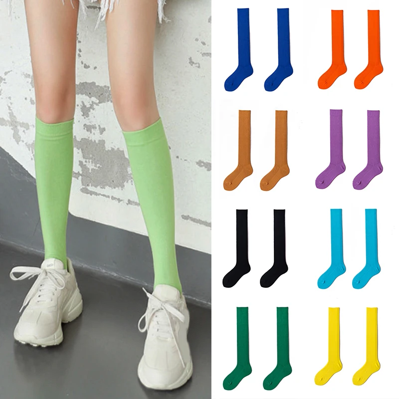 Elastic Stockings Breathable Knee-high Stockings Knee Highs Knee Socks Candy Color Autumn&Winter Calf Length Socks Solid Color
Elastic Stockings Breathable Knee-high Stockings Knee Highs Knee Socks Candy Color Autumn&Winter Calf Length Socks Solid Color