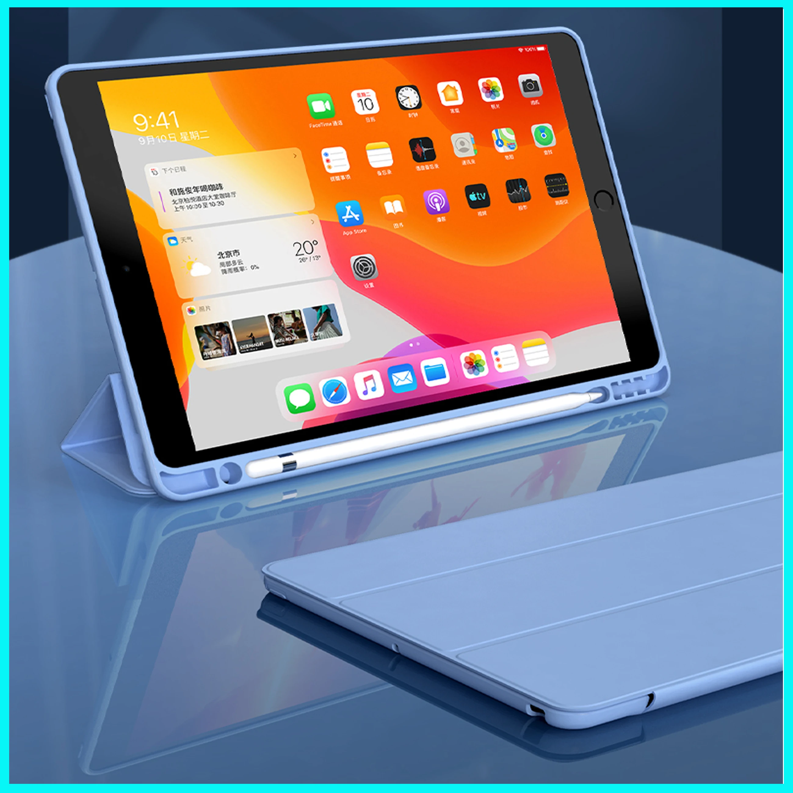 For iPad New 2020 Air 4 Case Pro 11"10.9" 10.5"Air 3"10.2" 9.7 inch 2019 Soft Cover With Pencil Holder Case for iPad Mini 5 2019
For iPad New 2020 Air 4 Case Pro 11"10.9" 10.5"Air 3"10.2" 9.7 inch 2019 Soft Cover With Pencil Holder Case for iPad Mini 5 2019