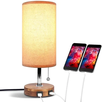 USB Bedside Table Lamp,with Dual USB Quick Charging Port,Round,for Bedrooms,Living Room,Dinning ,Office,1 Pcs,UK Plug
USB Bedside Table Lamp,with Dual USB Quick Charging Port,Round,for Bedrooms,Living Room,Dinning ,Office,1 Pcs,UK Plug