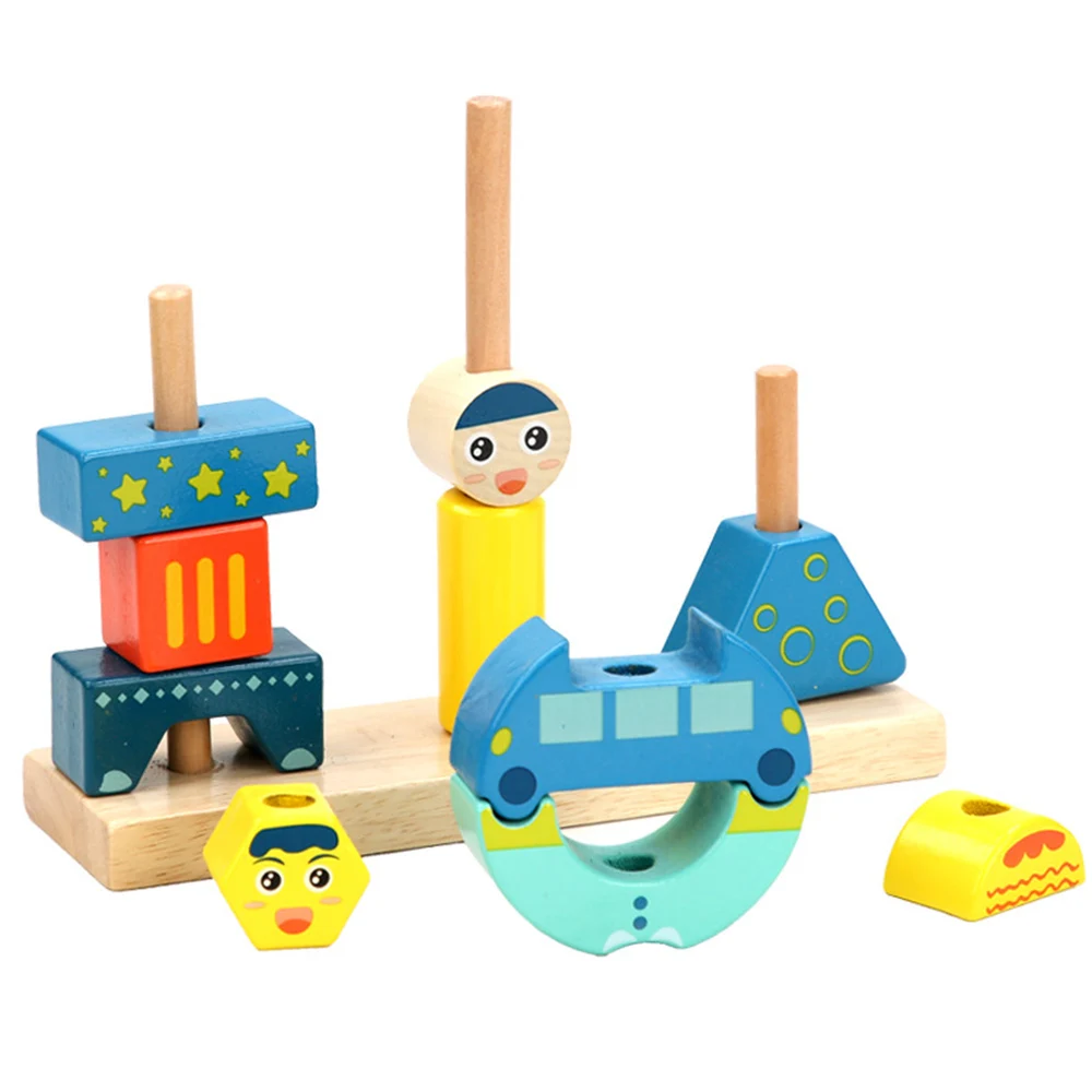Early Educational The Puzzle Building Blocks Sleeved Wooden Toys Pillar Blocks Mulit-Function Learning Babys Birthday Xmas Gifts
Early Educational The Puzzle Building Blocks Sleeved Wooden Toys Pillar Blocks Mulit-Function Learning Babys Birthday Xmas Gifts