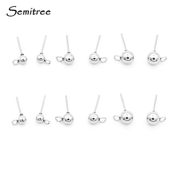 Semitree 20Pcs Stainless Steel Ball Stud Earring Pins Needle Post DIY Earrings Accessories Jewelry Making Findings 4mm 5mm 6mm
Semitree 20Pcs Stainless Steel Ball Stud Earring Pins Needle Post DIY Earrings Accessories Jewelry Making Findings 4mm 5mm 6mm