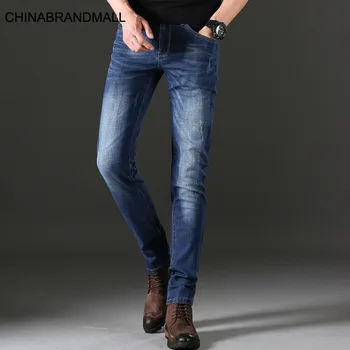 Xbl076 # Thin Section Jeans Male Slim Fit Small Straight Cylinder Elastic Force Trend Trousers 28-38
Xbl076 # Thin Section Jeans Male Slim Fit Small Straight Cylinder Elastic Force Trend Trousers 28-38