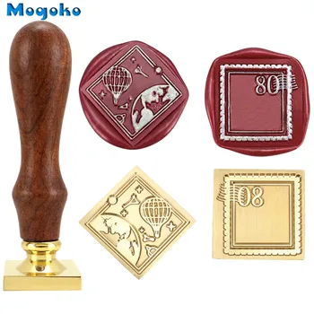 Mogoko 25mm Square Wax Seal Stamp Retro Wood Classic Sealing Wax Seal Stamps Envelope Cards Decor Antique Stamp Balloon/Stamp 
Mogoko 25mm Square Wax Seal Stamp Retro Wood Classic Sealing Wax Seal Stamps Envelope Cards Decor Antique Stamp Balloon/Stamp