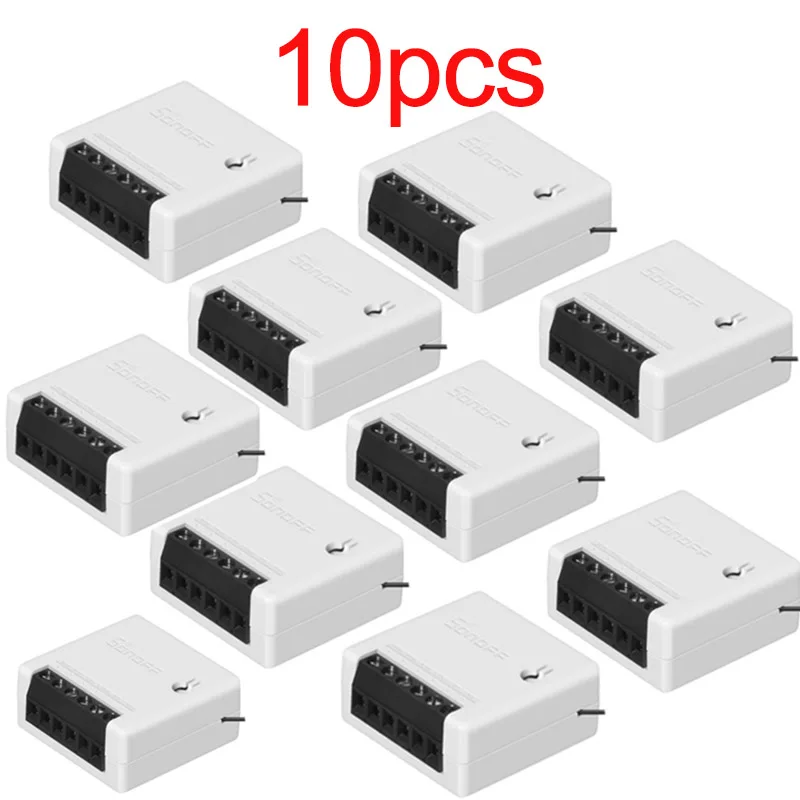 10Pcs Sonoff Mini Two Way Smart Wifi Timer DIY Light Switch Smart Home Support APP/LAN/Voice Remote Control WiFi Smart Switch
10Pcs Sonoff Mini Two Way Smart Wifi Timer DIY Light Switch Smart Home Support APP/LAN/Voice Remote Control WiFi Smart Switch