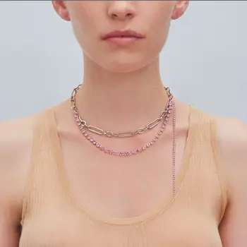 Timeless Wonder Glam Crystal Pink Zircon Choker Necklace Women Jewelry Punk Gothic Designer Trendy Top Ins French Set New 4348
Timeless Wonder Glam Crystal Pink Zircon Choker Necklace Women Jewelry Punk Gothic Designer Trendy Top Ins French Set New 4348