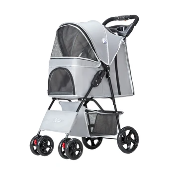 Lightweight Folding Pet Stroller Four Seasons Universal Dogs Cat Teddy Baby Stroller Comfortable Outing Pet Stroller 
Lightweight Folding Pet Stroller Four Seasons Universal Dogs Cat Teddy Baby Stroller Comfortable Outing Pet Stroller