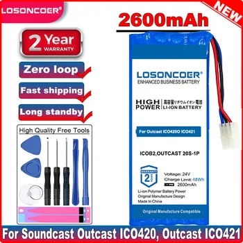 LOSONCOER 2600mAh ICOB2,OUTCAST 20S-1P Rechargeable Battery for Soundcast Outcast ICO420, Outcast ICO421 Good Quality Battery
LOSONCOER 2600mAh ICOB2,OUTCAST 20S-1P Rechargeable Battery for Soundcast Outcast ICO420, Outcast ICO421 Good Quality Battery