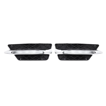 1 Pair DRL Front Bumper Grill Molding LED Fog Light Daytime Running Light Fog Lamp for Mercedes-Benz W204, Left & Right
1 Pair DRL Front Bumper Grill Molding LED Fog Light Daytime Running Light Fog Lamp for Mercedes-Benz W204, Left & Right