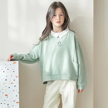 Spring 2020 Teens Girls Hoodies Sweatshirts For Kids Long Sleeve Loose Tops Clothes Girl Cotton Pullover Children Sport T Shirts
Spring 2020 Teens Girls Hoodies Sweatshirts For Kids Long Sleeve Loose Tops Clothes Girl Cotton Pullover Children Sport T Shirts