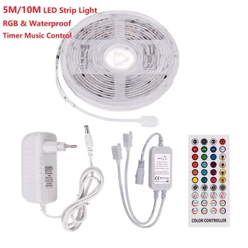 5M/10M LED Strip Music strip lights Timer Control 5050 RGB Waterproof LED Strip Light+42Keys RF Remote Control+EU Plug DC12V
5M/10M LED Strip Music strip lights Timer Control 5050 RGB Waterproof LED Strip Light+42Keys RF Remote Control+EU Plug DC12V