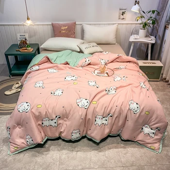 Funny Fat Cat Design Summer Quilt Soft Fabric Reactive Printing Summer Comforter Antibiotic Quilt for Girls Women 200x230cm Size
Funny Fat Cat Design Summer Quilt Soft Fabric Reactive Printing Summer Comforter Antibiotic Quilt for Girls Women 200x230cm Size