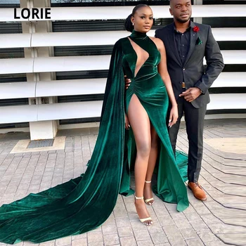 LORIE Arabic Aso Ebi 2020 Green Mermaid Evening Dresses High Split Prom Dresses Velvet Formal Party Second Reception Gown Plus
LORIE Arabic Aso Ebi 2020 Green Mermaid Evening Dresses High Split Prom Dresses Velvet Formal Party Second Reception Gown Plus