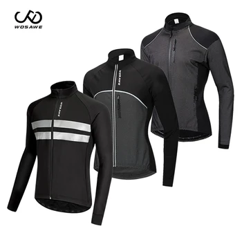 WOSAWE Winter Warm Cycling Jacket men Thermal Fleece Bicycle MTB Road Bike Clothing Windproof Waterproof Long sleeve Jersey
WOSAWE Winter Warm Cycling Jacket men Thermal Fleece Bicycle MTB Road Bike Clothing Windproof Waterproof Long sleeve Jersey