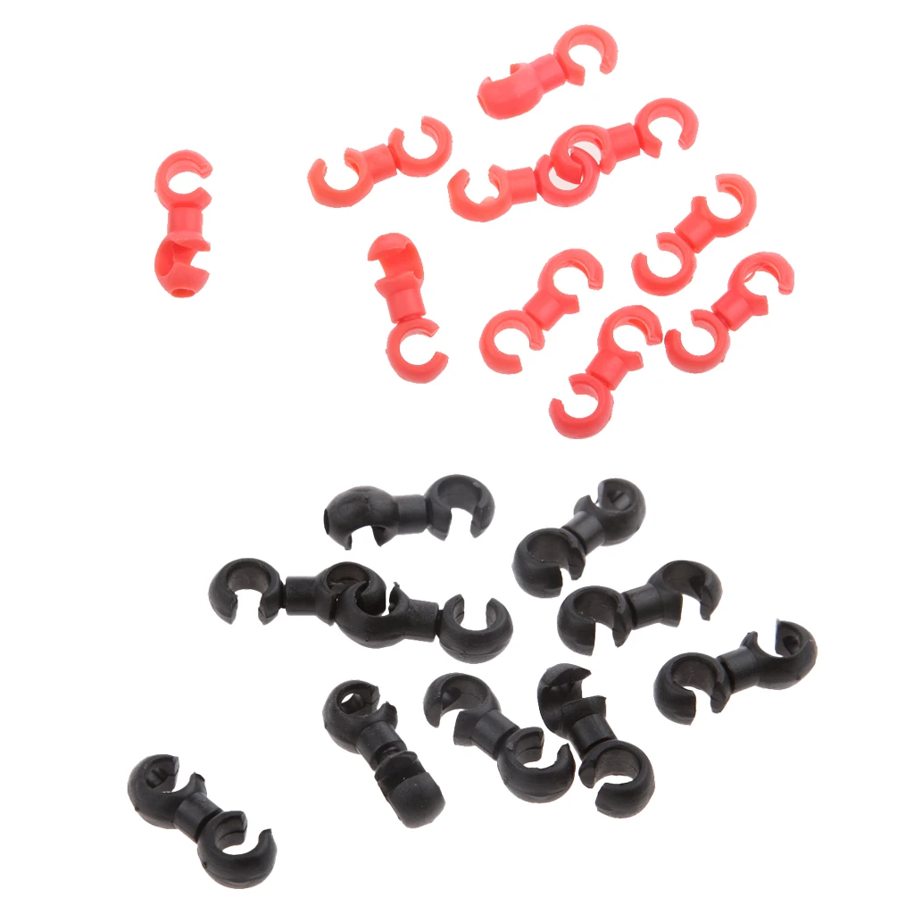 20x Bike Brake Shifting Cable Hose Rotating S Style Buckle Clip Holder Guide Organizer 20x Bike Brake Shifting Cable Hose Rotating S Style Buckle Clip Holder Guide Organizer