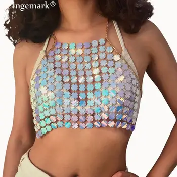 Ingemark Gypsy Style Full Acrylic Body Fashion Chain Necklace Bra Boho Sexy Bikini Metal Sequin Statement Body Jewelry for Women
Ingemark Gypsy Style Full Acrylic Body Fashion Chain Necklace Bra Boho Sexy Bikini Metal Sequin Statement Body Jewelry for Women