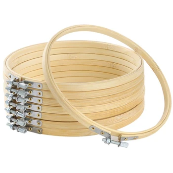 7 Inch Embroidery Hoops Wooden Round Adjustable Bamboo Circle Cross Stitch Hoop Ring Bulk For Art Craft Handy Sewing
7 Inch Embroidery Hoops Wooden Round Adjustable Bamboo Circle Cross Stitch Hoop Ring Bulk For Art Craft Handy Sewing