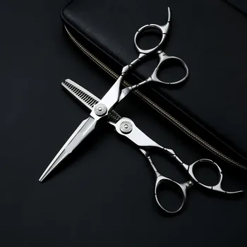 6 inch Cutting Thinning Styling Tool Hair Scissors Stainless Steel Salon Non-slip Hairdressing Shears Regular Flat Teeth Blades
6 inch Cutting Thinning Styling Tool Hair Scissors Stainless Steel Salon Non-slip Hairdressing Shears Regular Flat Teeth Blades