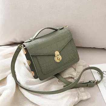 Fashion Metal Lock Handbags Crocodile Women Shoulder Bags Ladies Solid Color Messenger Crossbody Bags Triangle Flip Flap Purses
Fashion Metal Lock Handbags Crocodile Women Shoulder Bags Ladies Solid Color Messenger Crossbody Bags Triangle Flip Flap Purses
