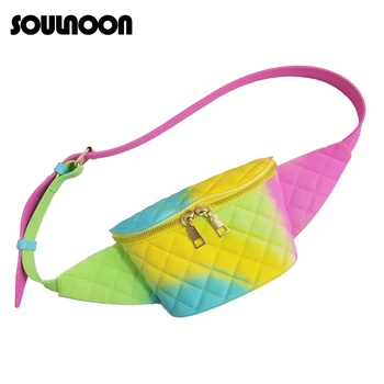 Fashion Woman Waist Pack PVC Jelly Rainbow Fannypack High-quality Wallet bag Transparent Belly Bag Lady Sports Shoulder Bag
Fashion Woman Waist Pack PVC Jelly Rainbow Fannypack High-quality Wallet bag Transparent Belly Bag Lady Sports Shoulder Bag