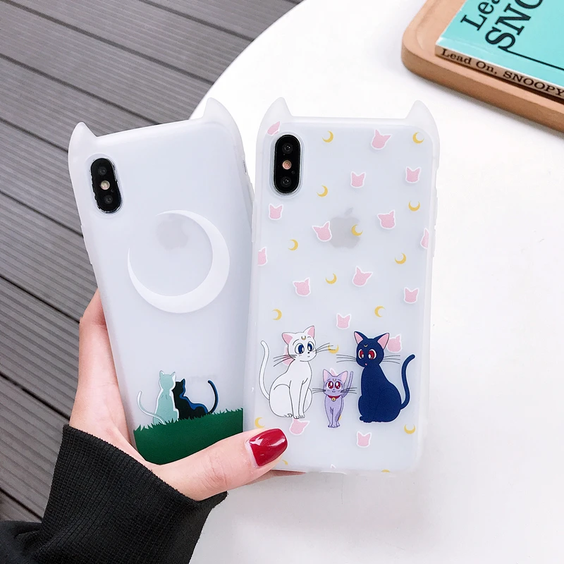 Japan Anime Sailor Moon Asiatic Luna Horn phone case for iphone XR XS MAX X soft silicone cover for iphone 7 8 6s plus fundas
Japan Anime Sailor Moon Asiatic Luna Horn phone case for iphone XR XS MAX X soft silicone cover for iphone 7 8 6s plus fundas